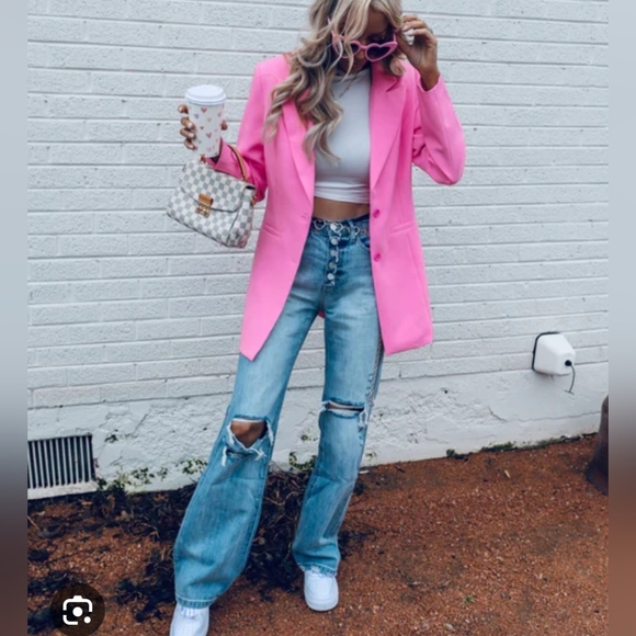 BiBi Jackets & Blazers - NWT~Pink Blazer 🩷